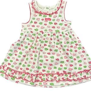 Absorba brand cotton little girls sleeveless dress size 18 months